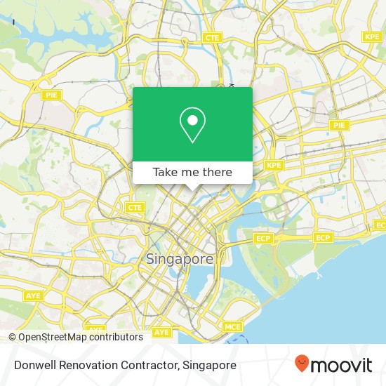 Donwell Renovation Contractor map