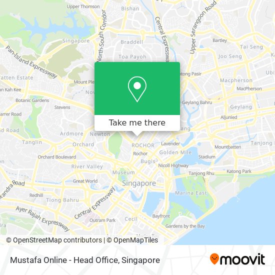 Mustafa Online - Head Office map