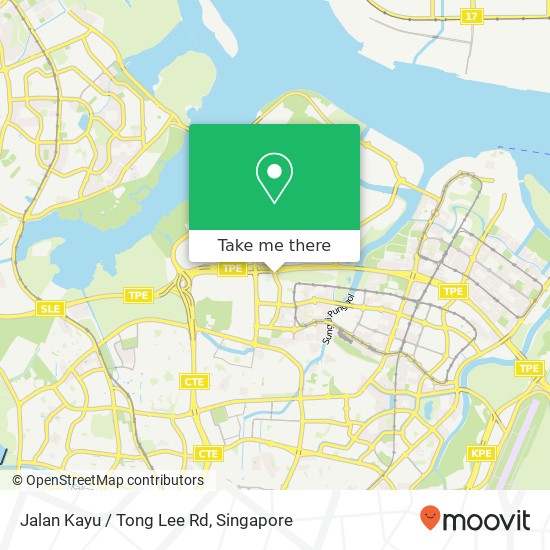 Jalan Kayu / Tong Lee Rd地图