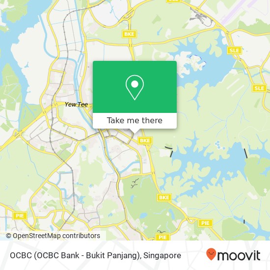 OCBC (OCBC Bank - Bukit Panjang) map