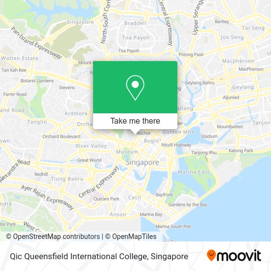 Qic Queensfield International College map