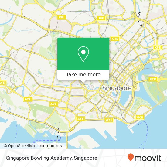 Singapore Bowling Academy map