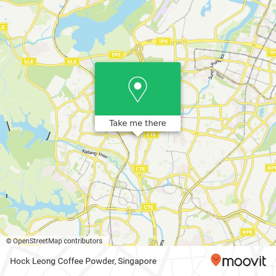 Hock Leong Coffee Powder map