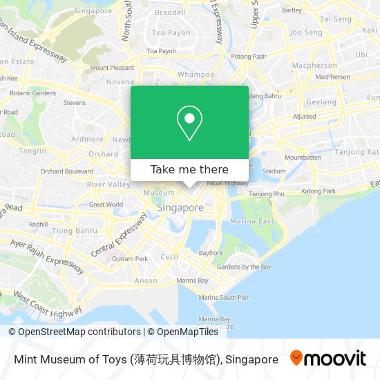 Mint Museum of Toys (薄荷玩具博物馆) map