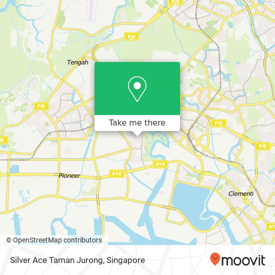 Silver Ace Taman Jurong map