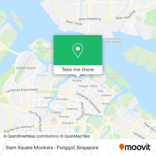 Siam Square Mookata - Punggol地图