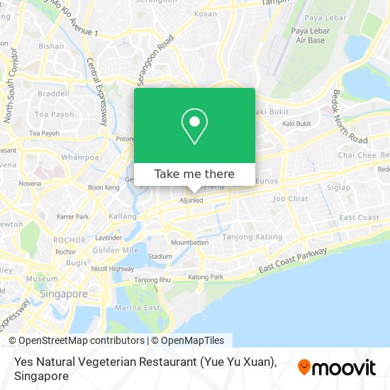 Yes Natural Vegeterian Restaurant (Yue Yu Xuan) map
