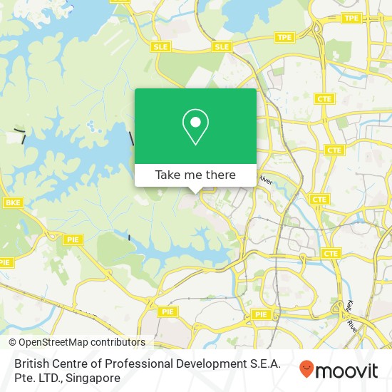 British Centre of Professional Development S.E.A. Pte. LTD. map