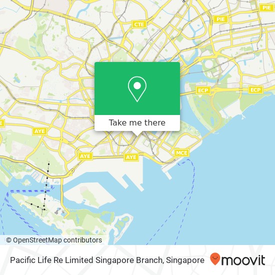 Pacific Life Re Limited Singapore Branch map