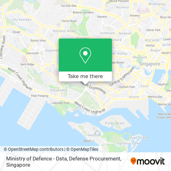 Ministry of Defence - Dsta, Defense Procurement map