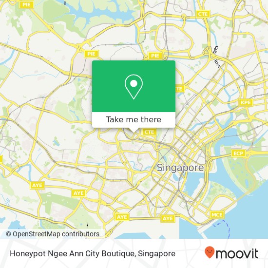 Honeypot Ngee Ann City Boutique地图