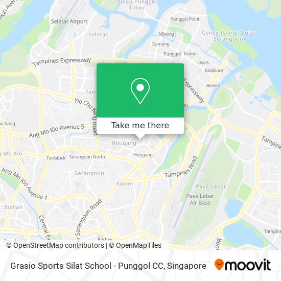 Grasio Sports Silat School - Punggol CC map