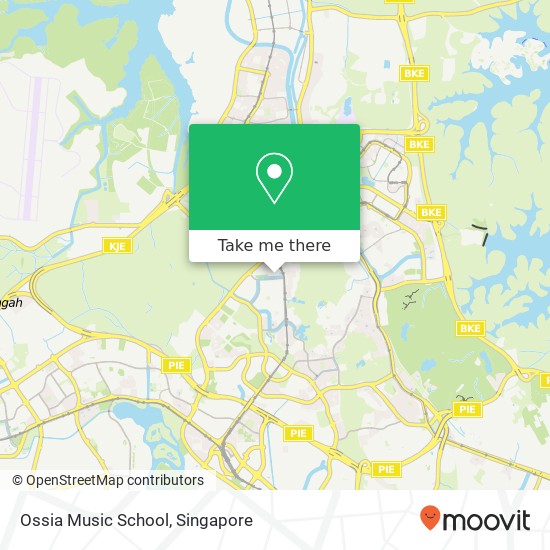 Ossia Music School map