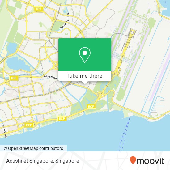 Acushnet Singapore map