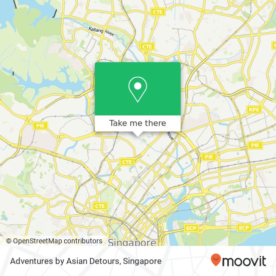 Adventures by Asian Detours map
