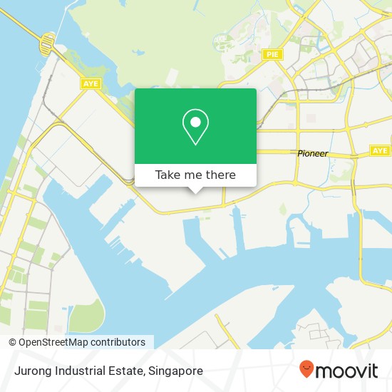 Jurong Industrial Estate map