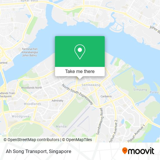 Ah Song Transport map
