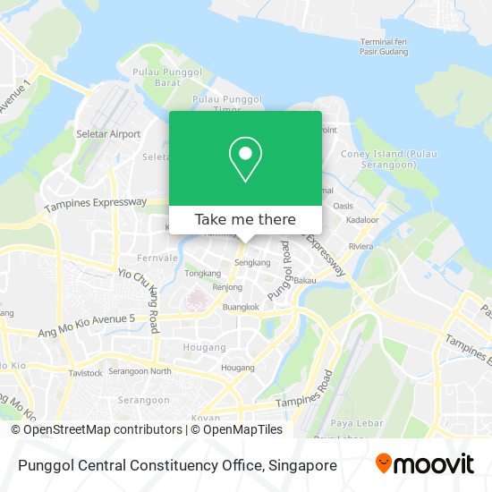 Punggol Central Constituency Office map
