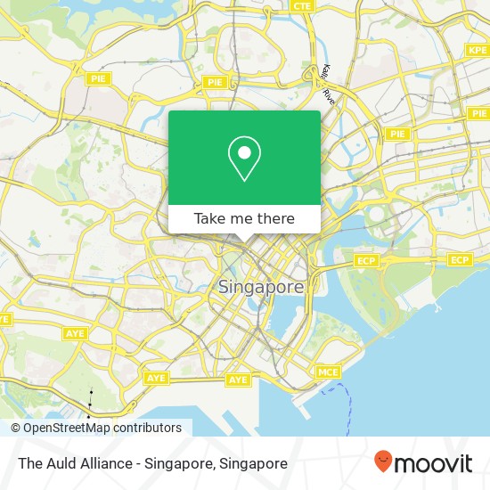 The Auld Alliance - Singapore map