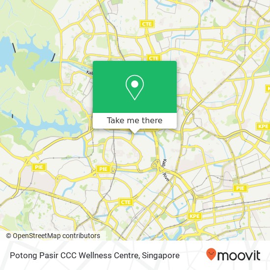Potong Pasir CCC Wellness Centre map