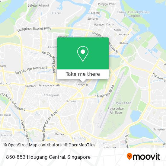 850-853 Hougang Central map