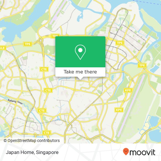 Japan Home map