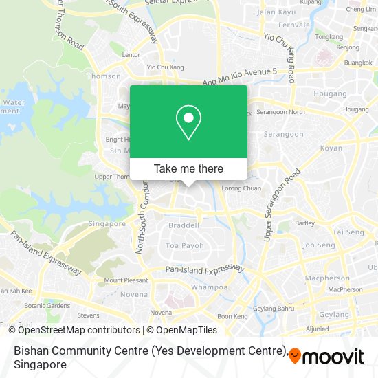 Bishan Community Centre (Yes Development Centre) map