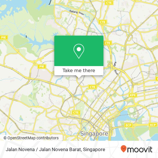 Jalan Novena / Jalan Novena Barat地图