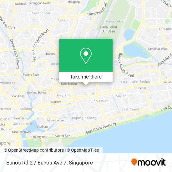 Eunos Rd 2 / Eunos Ave 7地图