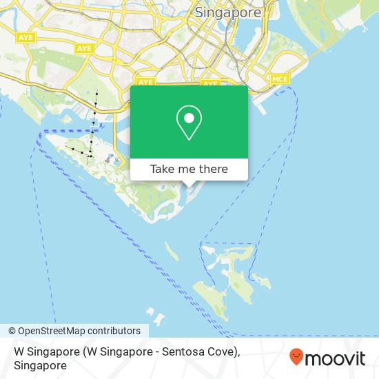 W Singapore (W Singapore - Sentosa Cove)地图