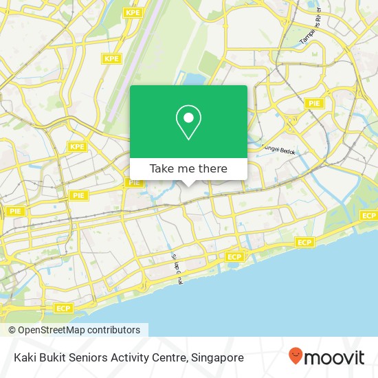 Kaki Bukit Seniors Activity Centre map