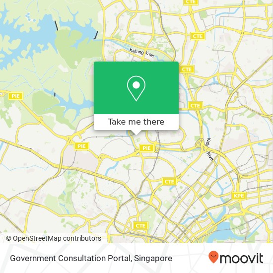 Government Consultation Portal map