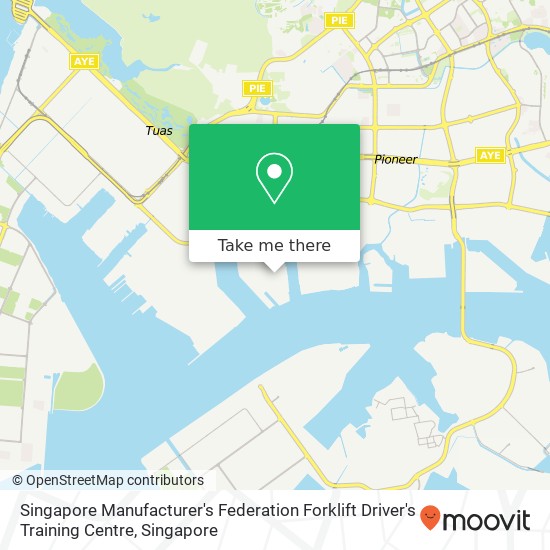 Singapore Manufacturer's Federation Forklift Driver's Training Centre map
