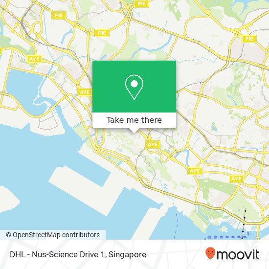DHL - Nus-Science Drive 1 map
