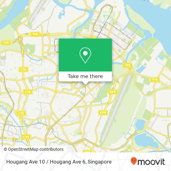 Hougang Ave 10 / Hougang Ave 6 map