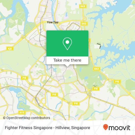 Fighter Fitness Singapore - Hillview地图