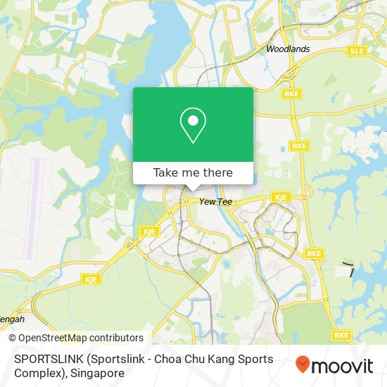 SPORTSLINK (Sportslink - Choa Chu Kang Sports Complex) map