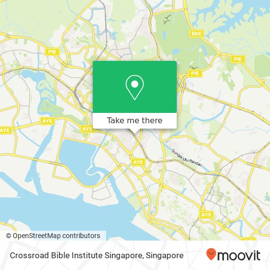 Crossroad Bible Institute Singapore map