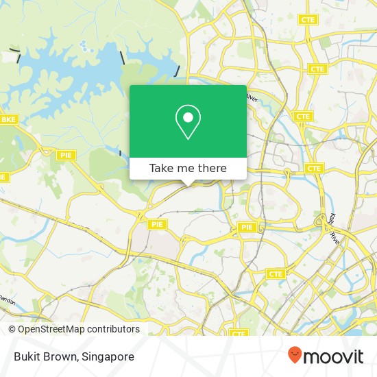 Bukit Brown map