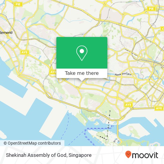 Shekinah Assembly of God map