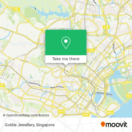 Goldie Jewellery map