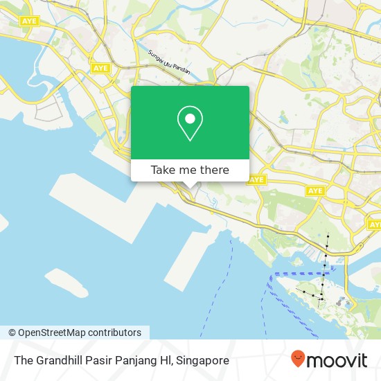 The Grandhill Pasir Panjang Hl map