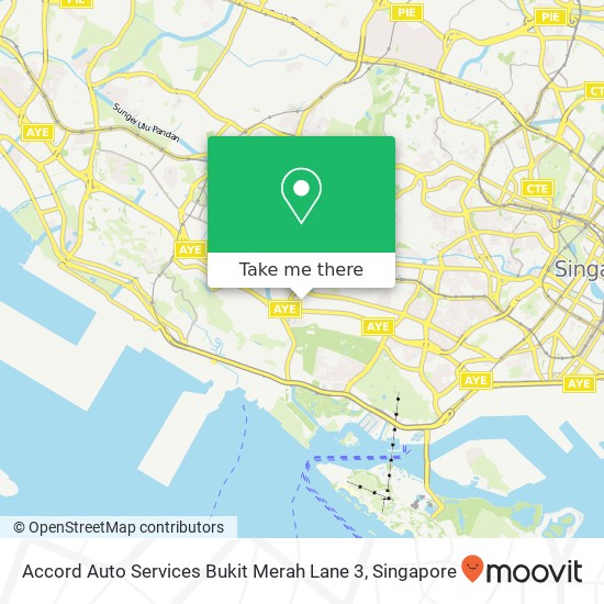 Accord Auto Services Bukit Merah Lane 3地图