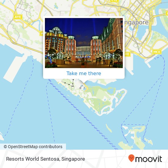 Resorts World Sentosa地图