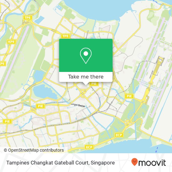 Tampines Changkat Gateball Court map