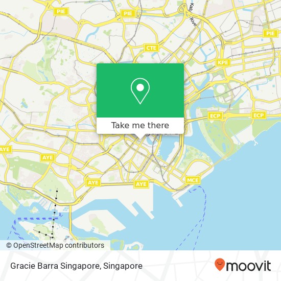 Gracie Barra Singapore map