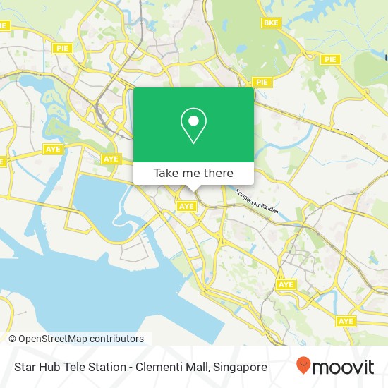 Star Hub Tele Station - Clementi Mall地图