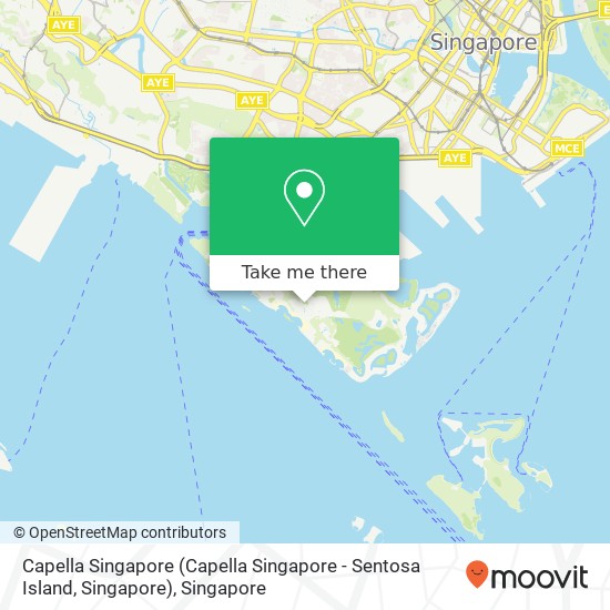 Capella Singapore (Capella Singapore - Sentosa Island, Singapore)地图