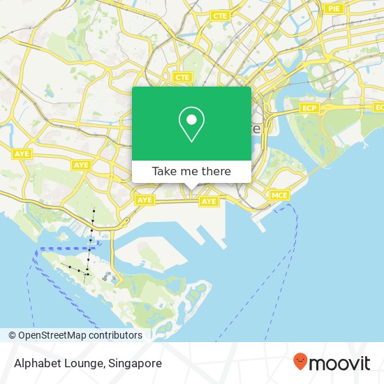 Alphabet Lounge map