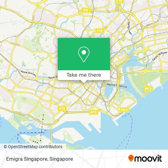 Emigra Singapore map